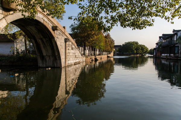 Shanghai Water Town Jinze Water Town of Fangsheng_Bridge.jpeg